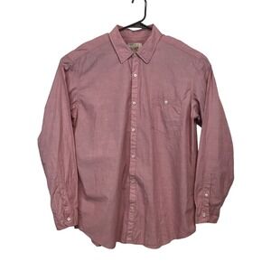 Article 365 Broken-In Shirt Mens XL Mauve Pink Long Sleeve Button Down Cotton